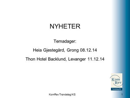 Thon Hotel Backlund, Levanger
