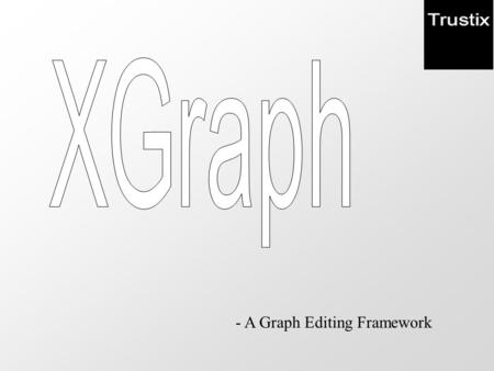 - A Graph Editing Framework. Oppgaven Vurdere Qt Lage et bibliotek for editering av diagrammer Visuell manipulasjon av data.