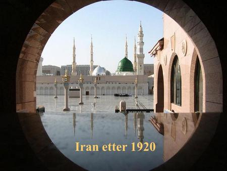 Iran etter 1920.