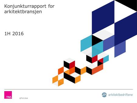 ©TNS 2016 Konjunkturrapport for arkitektbransjen 1H 2016.