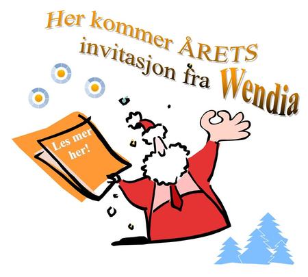 Her kommer ÅRETS invitasjon fra Wendia Les mer her!