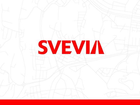 1. 2 Vi er selskapet som går nye veier Vi bygger og vedlikeholder veier og infrastruktur 2011 etablerte vi Svevia Norge AS Vi er den største entreprenøren.
