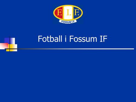 Fotball i Fossum IF.