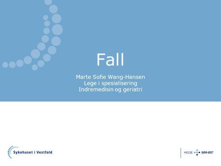 Marte Sofie Wang-Hansen Lege i spesialisering Indremedisin og geriatri