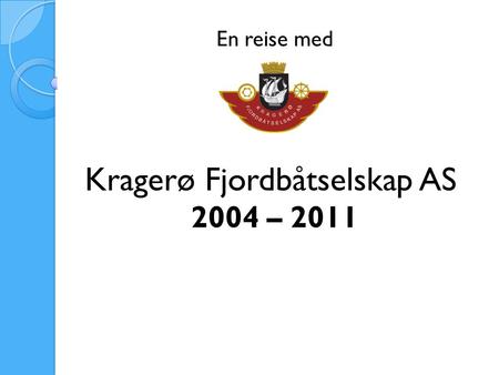 Kragerø Fjordbåtselskap AS