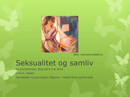 Seksualitet og samliv Ms-konferansen, Stjørdal 6.mai 2014