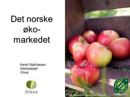 Det norske øko-markedet