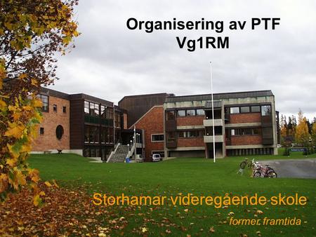 Organisering av PTF Vg1RM