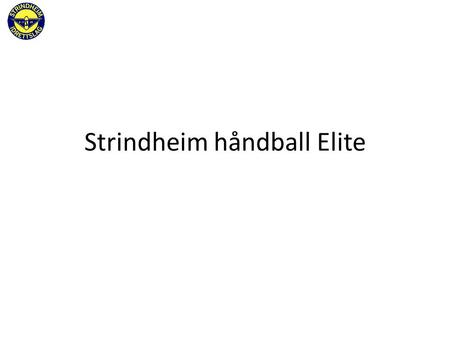 Strindheim håndball Elite