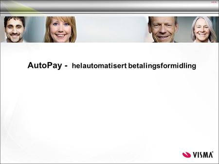 AutoPay - helautomatisert betalingsformidling