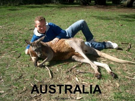 AUSTRALIA Reisebrev nr.2. G’day mates! Nå begynner det å nærme seg en måned siden jeg forlot den norske sommer’n til fordel for kenguruer og australsk.