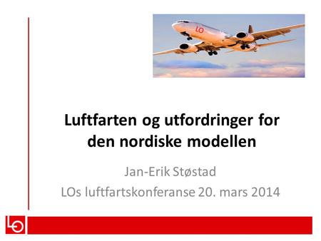 Luftfarten og utfordringer for den nordiske modellen