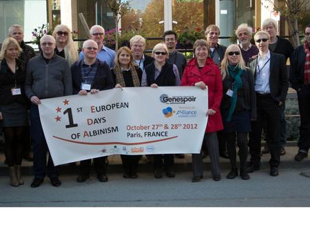 1th European Days of Albinism, okt 2012 Scientific Confererence