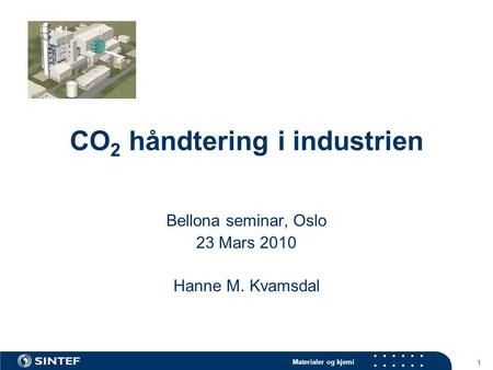 CO2 håndtering i industrien