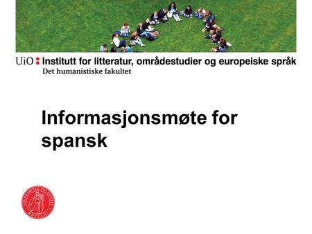 Informasjonsmøte for spansk