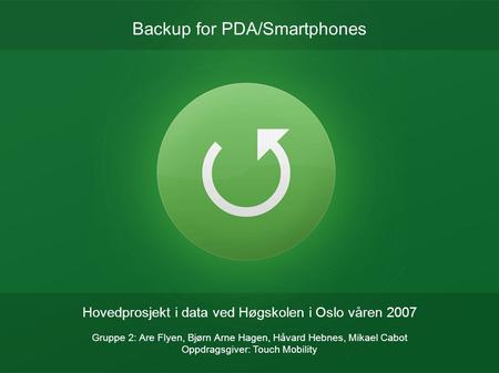 Backup for PDA/Smartphones