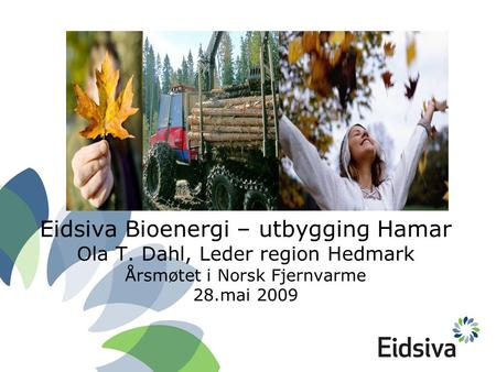 Eidsiva Bioenergi – utbygging Hamar Ola T