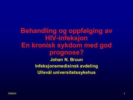 Infeksjonsmedisinsk avdeling Ullevål universitetssykehus