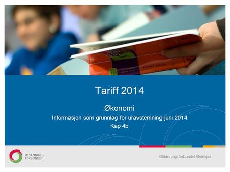 Økonomi Informasjon som grunnlag for uravstemning juni 2014 Kap 4b
