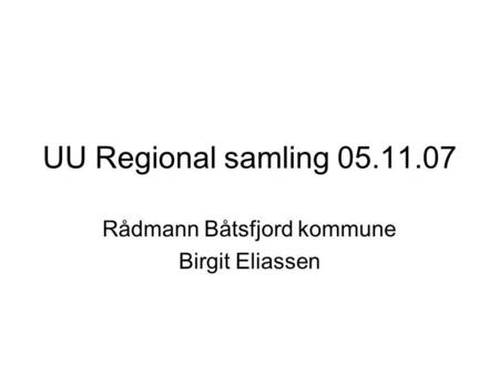 Rådmann Båtsfjord kommune Birgit Eliassen