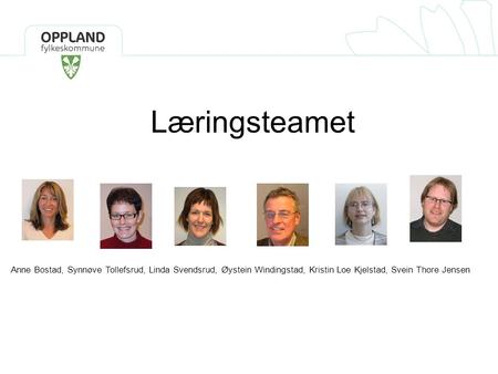 Læringsteamet Anne Bostad, Synnøve Tollefsrud, Linda Svendsrud, Øystein Windingstad, Kristin Loe Kjelstad, Svein Thore Jensen.