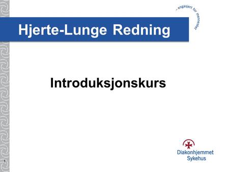 Hjerte-Lunge Redning Introduksjonskurs.