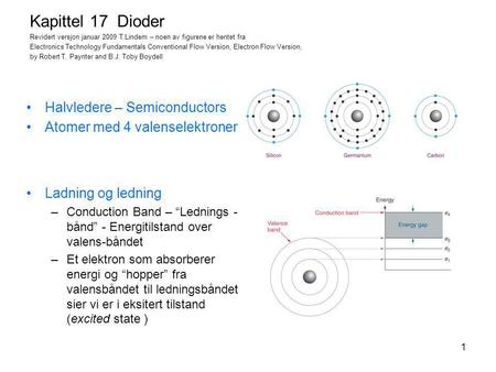 Kapittel 17 Dioder Halvledere – Semiconductors