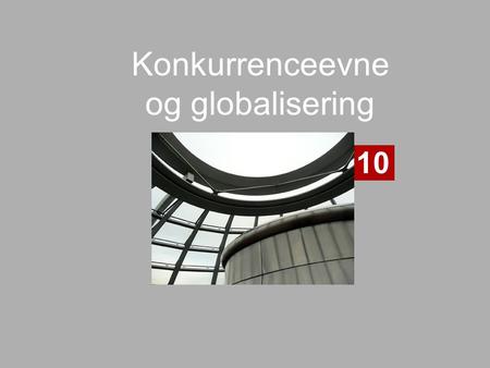 Konkurrenceevne og globalisering 10. Makroøkonomi Teori og beskrivelse 4.udg. © Limedesign 201310-2.