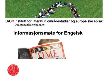Informasjonsmøte for Engelsk