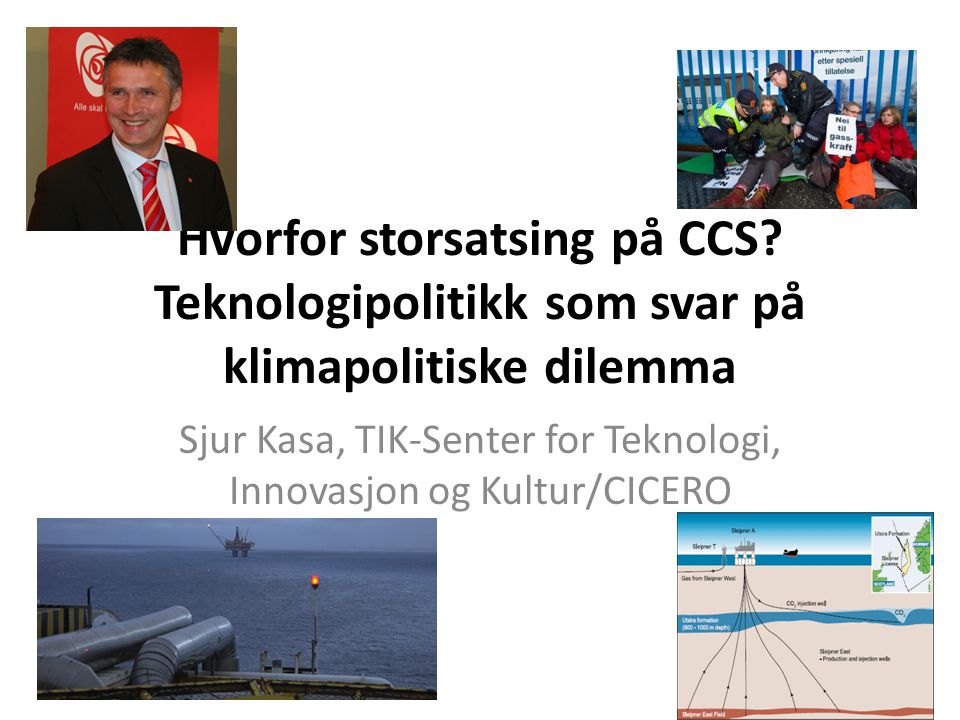 Sjur Kasa, TIK-Senter for Teknologi, Innovasjon og Kultur/CICERO