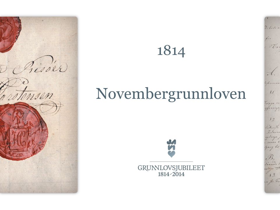 1814 Novembergrunnloven