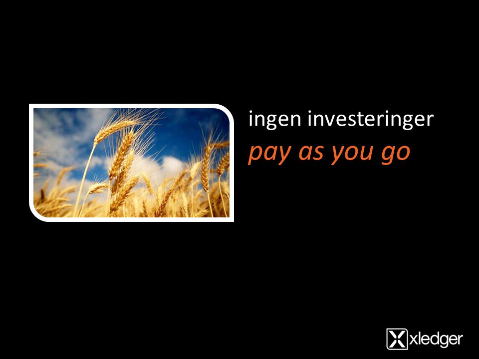 ingen investeringer pay as you go