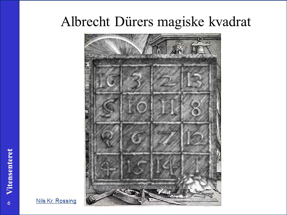 Albrecht Dürers magiske kvadrat
