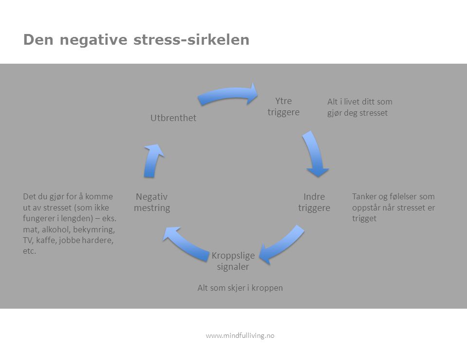 Den negative stress-sirkelen