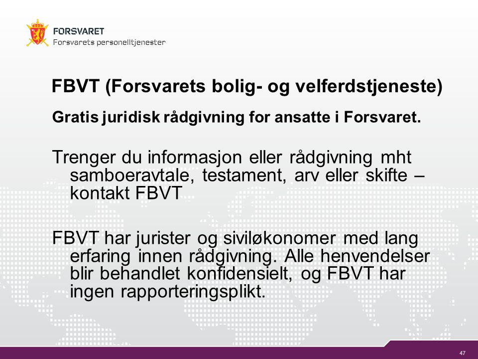 FBVT (Forsvarets bolig- og velferdstjeneste)