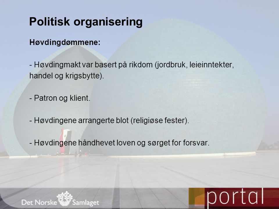 Politisk organisering