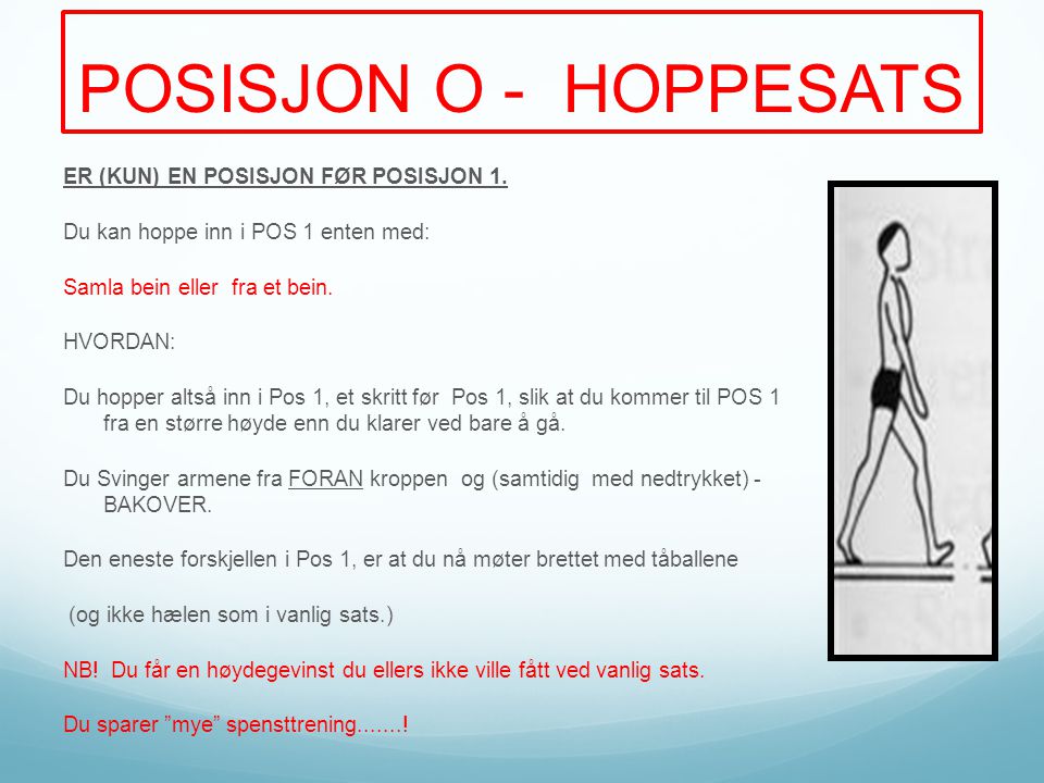 POSISJON O - HOPPESATS