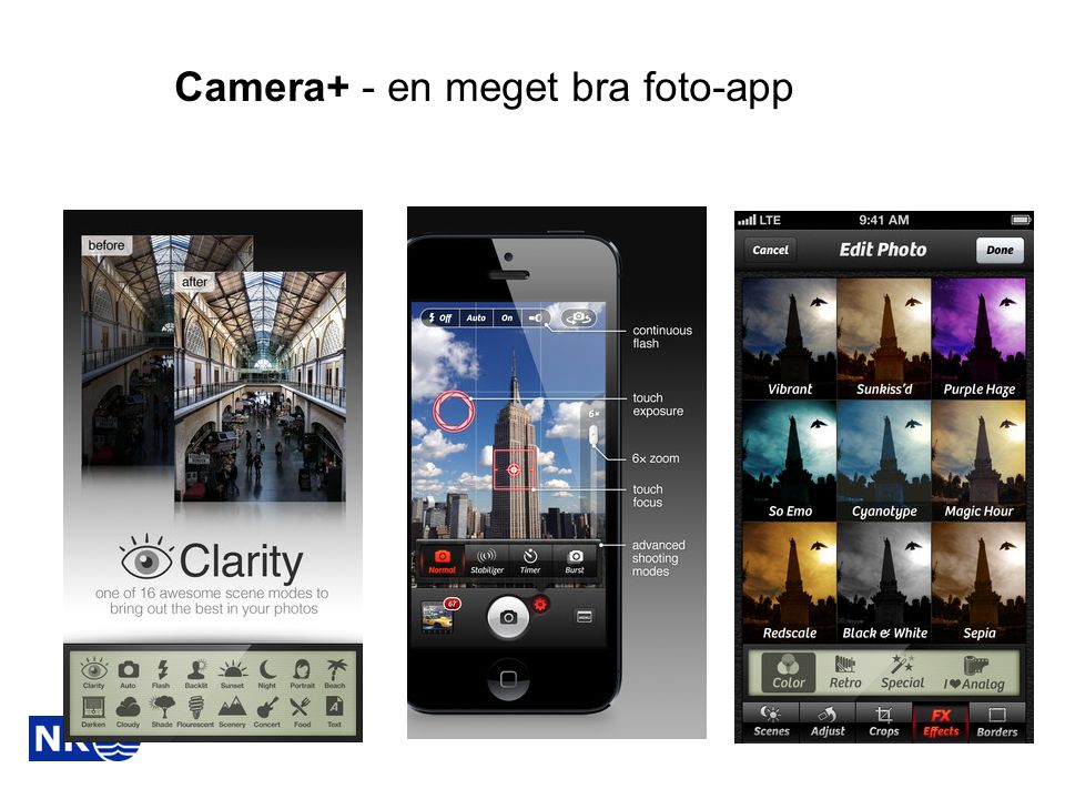 Camera+ - en meget bra foto-app