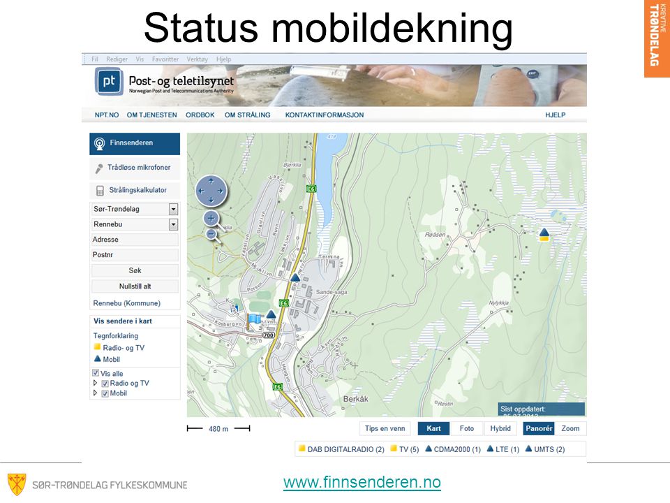 Status mobildekning