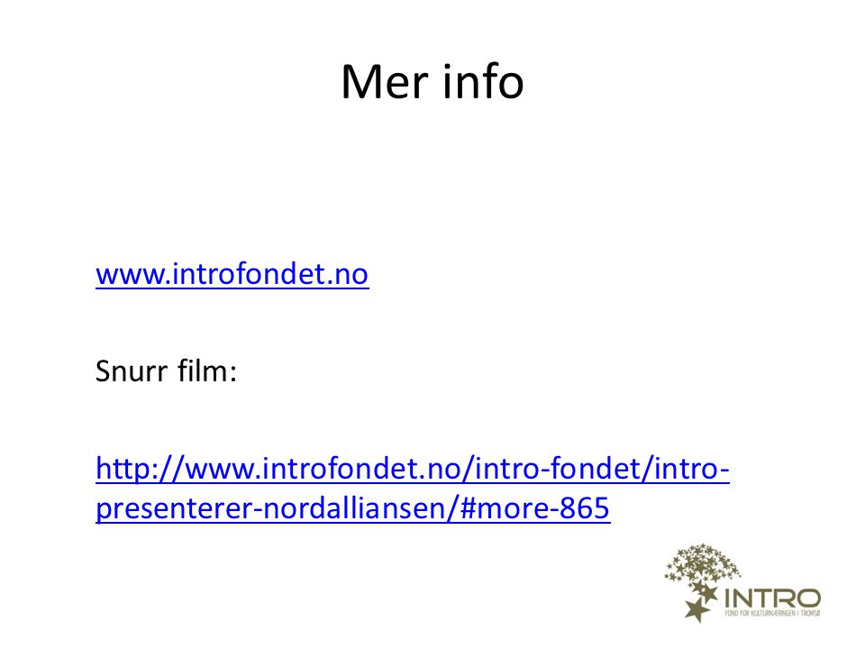 Mer info   Snurr film: