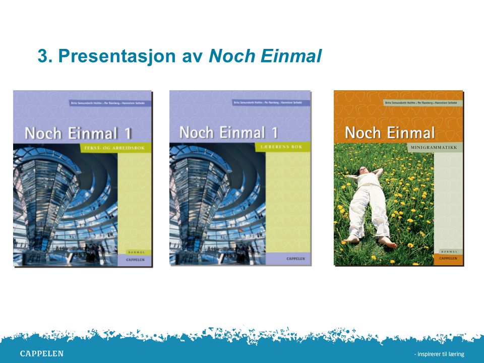 3. Presentasjon av Noch Einmal