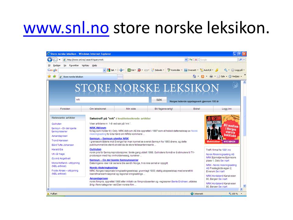 store norske leksikon.