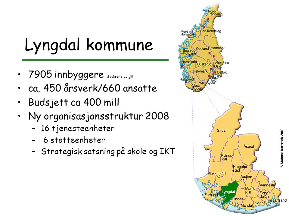 Lyngdal kommune 7905 innbyggere vi vokser stadig!!!