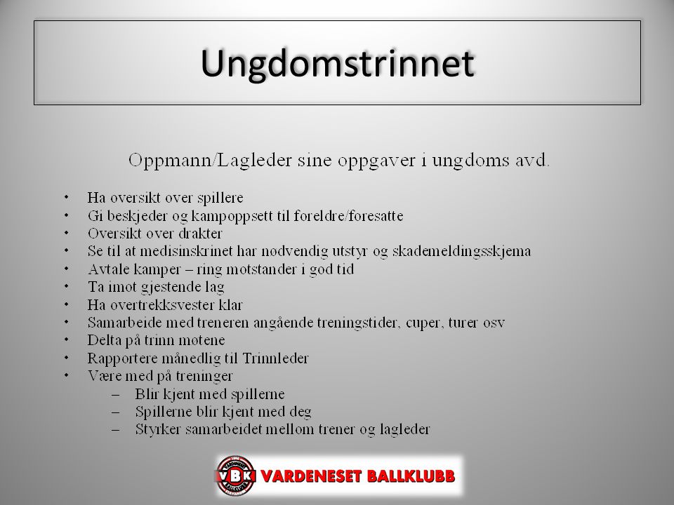 Ungdomstrinnet