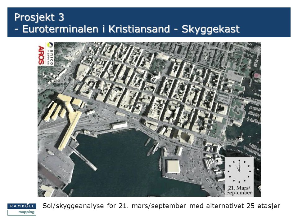 Prosjekt 3 - Euroterminalen i Kristiansand - Skyggekast