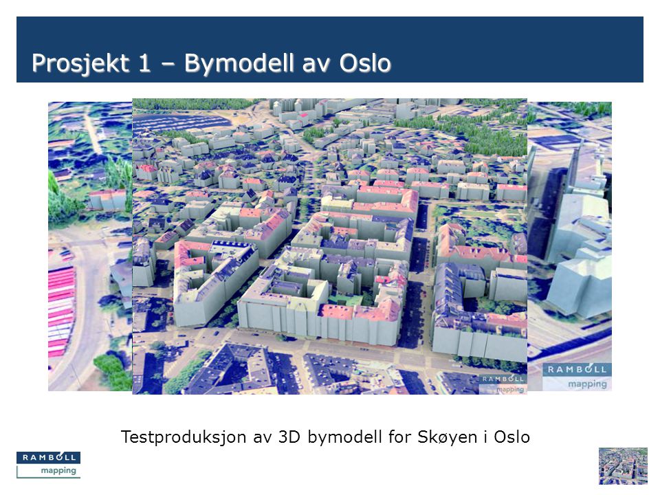 Prosjekt 1 – Bymodell av Oslo