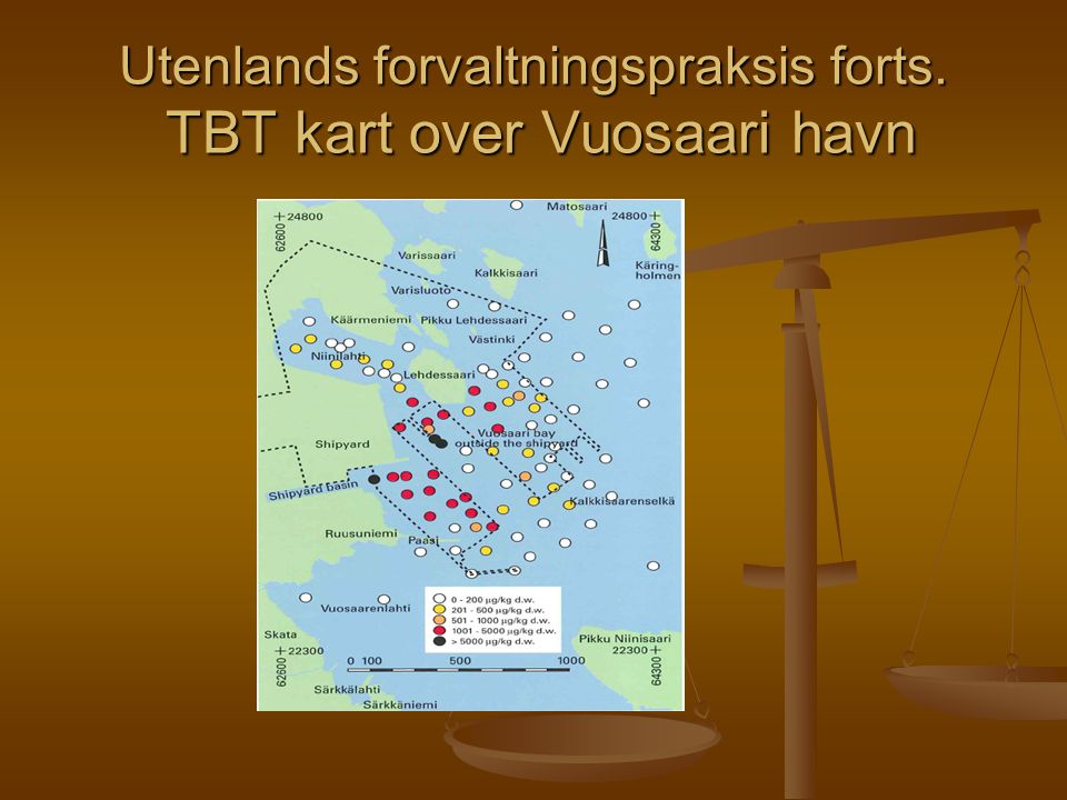 Utenlands forvaltningspraksis forts. TBT kart over Vuosaari havn