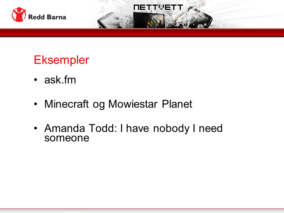 Eksempler ask.fm Minecraft og Mowiestar Planet