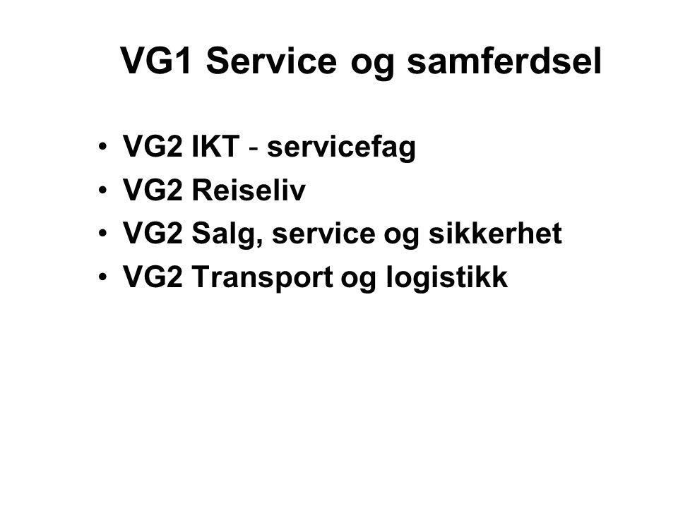 VG1 Service og samferdsel