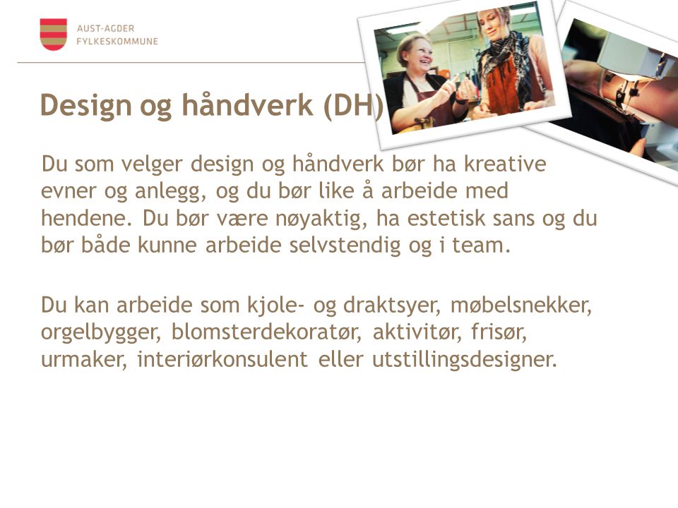 Design og håndverk (DH)